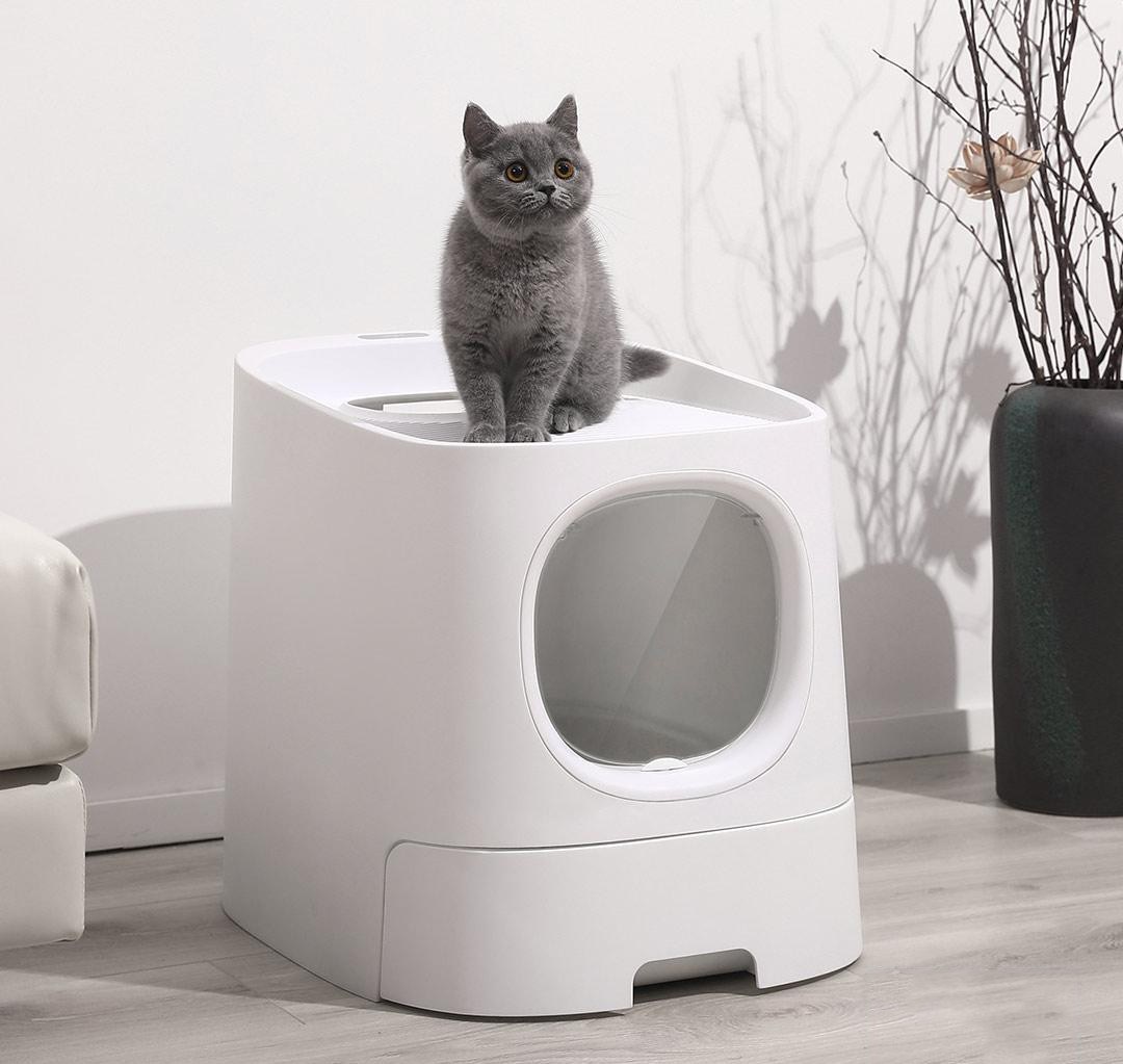 ⭐Умный лоток для кошек Homerun Smart Cat Litter Box в Бишкек - Login.kg