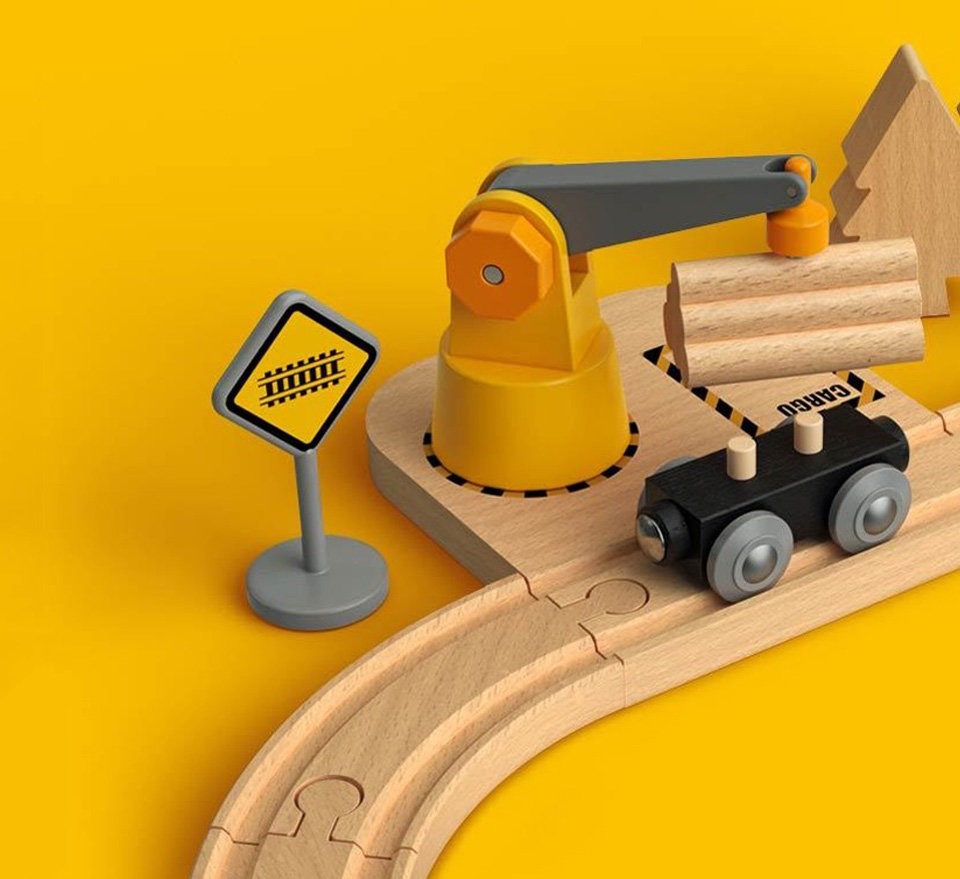 Детская железная дорога Xiaomi Mi Toy Train Set в Бишкеке - Login.kg