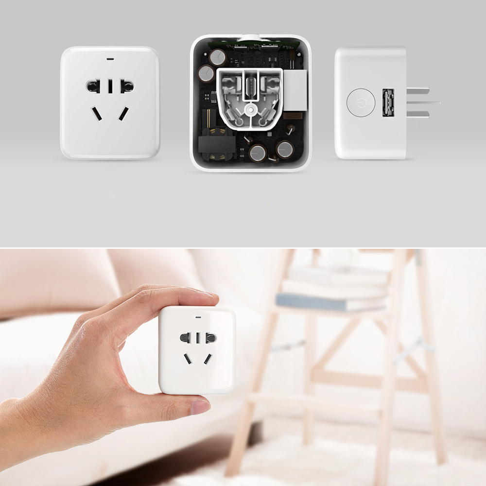 Умная розетка Xiaomi Mi Smart WiFi Socket в Бишкеке - Login.kg