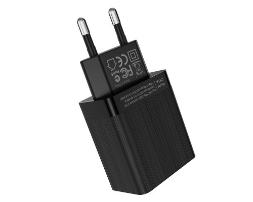 Зарядный адаптер Hoco C51A Prestige Power (2*USB) 3.4A EU