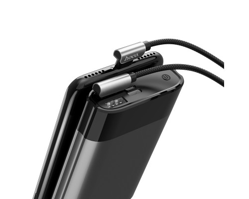 Кабель USB Type-C Hoco U42 Exquisite Steel L-Shape (1.2m)