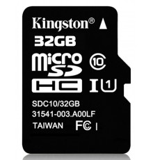 Карта памяти MicroSD 32GB Class 10 HC-I