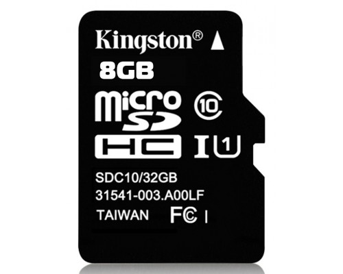 Карта памяти MicroSD 8GB Class 10 HC-I