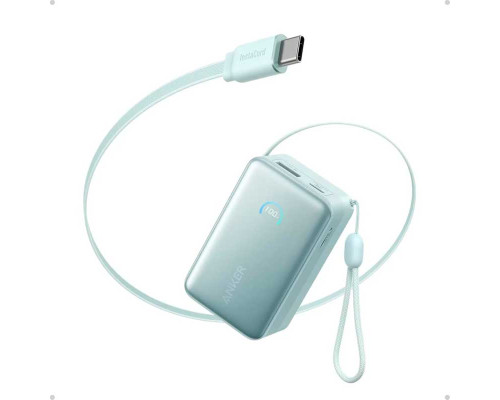Внешний аккумулятор Anker Nano Power Bank 10000мАч, 45W, Built-In Retractable USB-C Cable