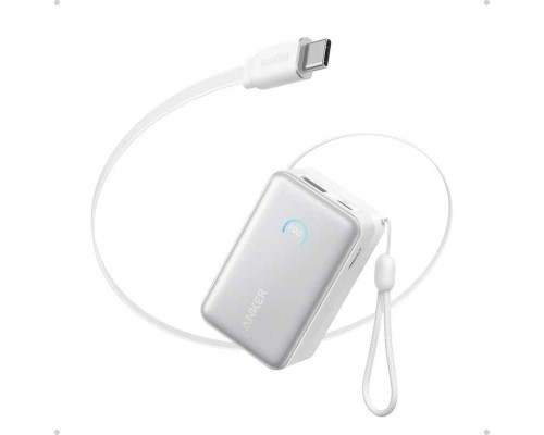 Внешний аккумулятор Anker Nano Power Bank 10000мАч, 45W, Built-In Retractable USB-C Cable