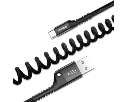 Кабель Baseus Fish Eye Spring Data Cable USB to Type-C (CATSR)