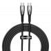 Кабель Baseus 100W Glimmer Series Fast Charging Data Cable Type-C to Type-C