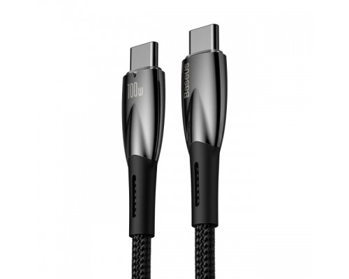 Кабель Baseus 100W Glimmer Series Fast Charging Data Cable Type-C to Type-C