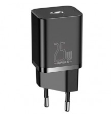 Зарядное устройство Baseus Super Si Quick Charger 1C 25W EU Sets + Type-C to Type-C Cable