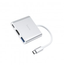 Адаптер Hoco Type-C для USB3.0 + HDMI + PD