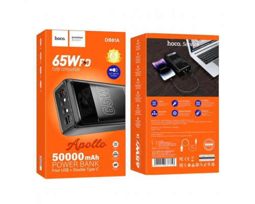 Внешний аккумулятор Hoco DB81A 50000mAh