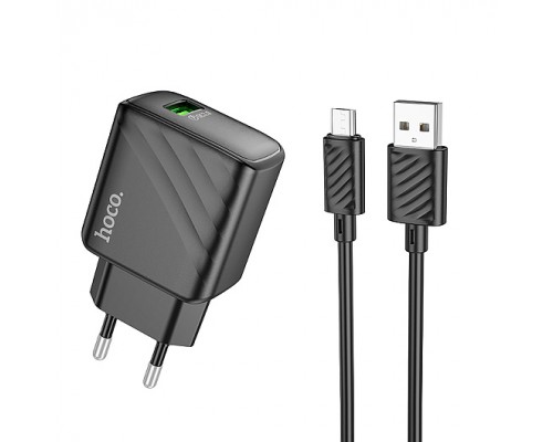 Зарядное устройство Hoco CS21A QC3.0 Micro-USB (EU)