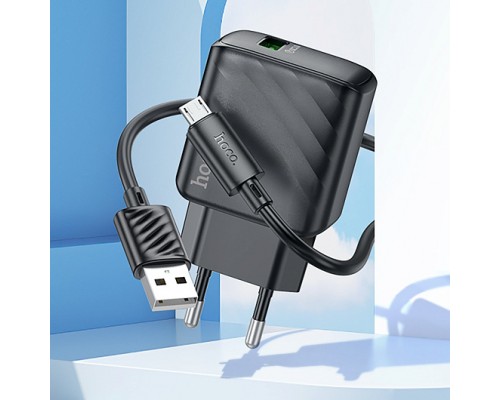 Зарядное устройство Hoco CS21A QC3.0 Micro-USB (EU)