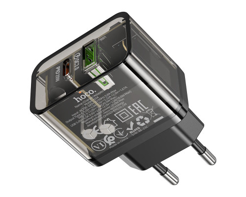 Зарядное устройство Hoco N34 PD 20W + QC3.0 Зарядное устройство Hoco N34 PD 20W + QC3.0