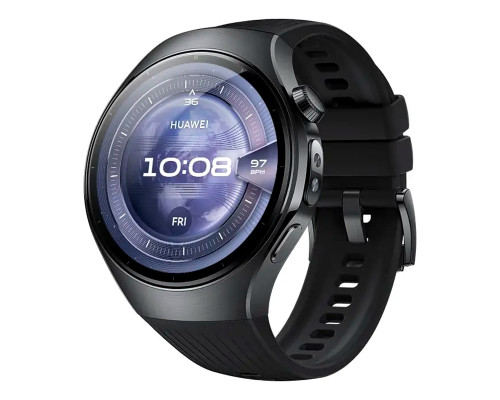 Смарт-часы Huawei Watch 5 Black Fluoroelastomer Strap Смарт-часы Huawei Watch 5 Black Fluoroelastomer Strap
