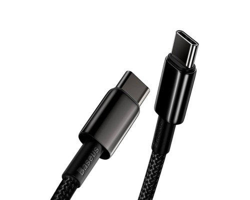 Кабель Baseus Tungsten Gold Fast Charging Data Cable Type-C to Type-C 100W