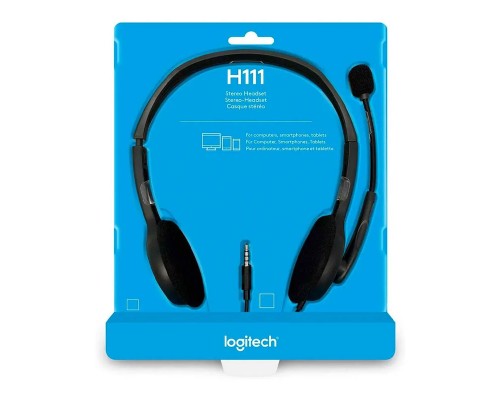 Накладные наушники Logitech H111