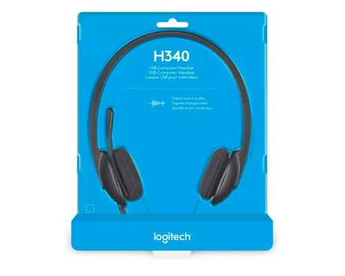 Накладные наушники Logitech H340 USB