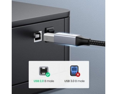 Кабель для принтера Ugreen USB-C to USB B (1M)