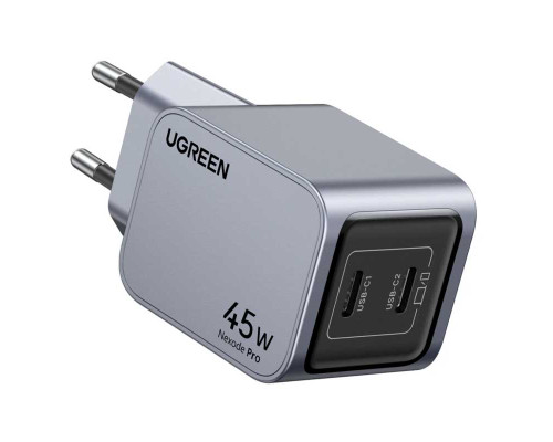 Зарядное устройство UGreen Nexode Pro Dual GaN Fast Charger 45W