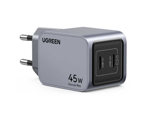 Зарядное устройство UGreen Nexode Pro Dual GaN Fast Charger 45W