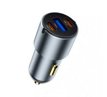 Автомобильное зарядное устройство 60W Wiwu Nano Pro A+2C Fast Car Charger Wi-CC032