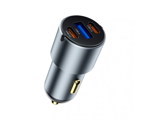 Автомобильное зарядное устройство 60W Wiwu Nano Pro A+2C Fast Car Charger Wi-CC032