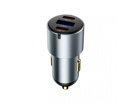 Автомобильное зарядное устройство 60W Wiwu Nano Pro A+2C Fast Car Charger Wi-CC032