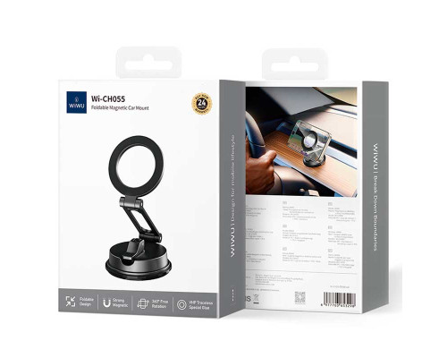Автомобильный держатель Wiwu Foldable Magnetic Car Mount Wi-CH055 Автомобильный держатель Wiwu Foldable Magnetic Car Mount Wi-CH055