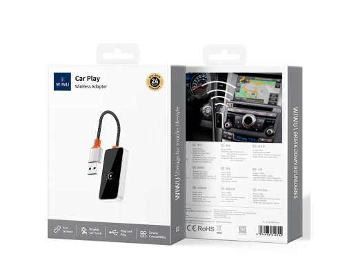 Беспроводной адаптер Wiwu CarPlay Wireles Adapter (Wi-CP002) Беспроводной адаптер Wiwu CarPlay Wireles Adapter (Wi-CP002)