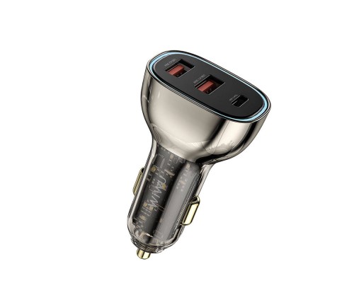 Автомобильная зарядка Wiwu Geek Car Charger Dual USB-A+USB-C WI-QC013