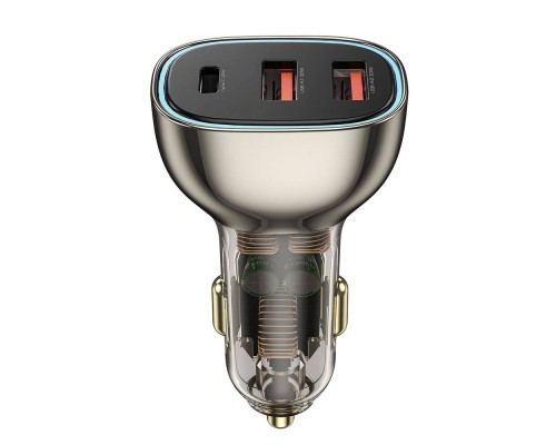 Автомобильная зарядка Wiwu Geek Car Charger Dual USB-A+USB-C WI-QC013