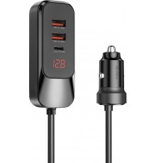 Автомобильная зарядка Wiwu Extend Car Charger Dual USB-A+Dual USB-C Wi-QC015