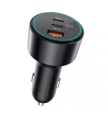 Автомобильное зарядное устройство Wiwu Starship USB-A+2USB-C Fast Car Charger Wi-QC026