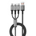 Кабель Wiwu 66W Titanlink Series Charging Cable 1.2M Wi-C059 A-C+M+L