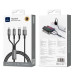 Кабель Wiwu 66W Titanlink Series Charging Cable 1.2M Wi-C059 A-C+M+L