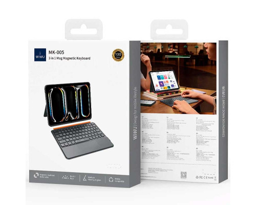 Чехол-клавиатура Wiwu Combo 3 in 1 for iPad Pro 11