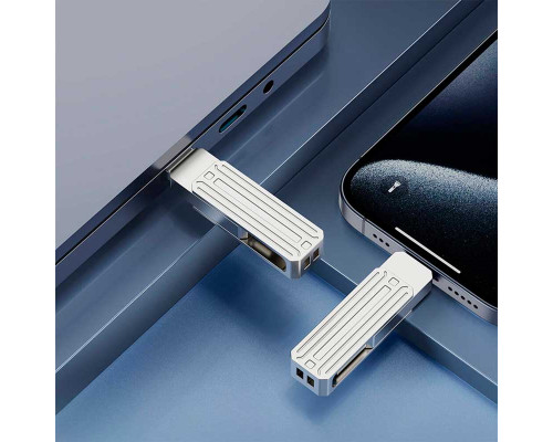 Флешка Wiwu Infinite 3 in 1 USB 3.0 Flash Drive 32GB Wi-FD001 Флешка Wiwu Infinite 3 in 1 USB 3.0 Flash Drive 32GB Wi-FD001