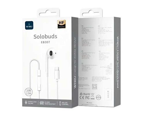 Проводные наушники Wiwu Solobuds EB307