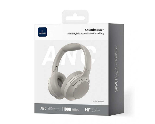 Беспроводные накладные наушники Wiwu Soundmaster Headset HP-200