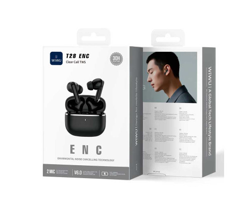 Беспроводные наушники Wiwu T28 ENC