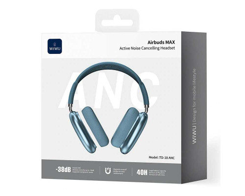 Беспроводные накладные наушники Airbuds MAX Headset TD-18 ANC