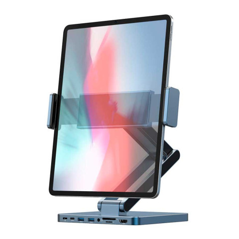 Подставка Wiwu Adjustable USB-C Hub Stand 8 in 1 AH801