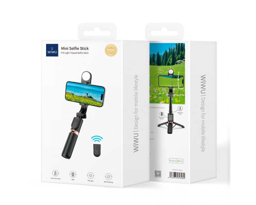Монопод-трипод Wiwu Mini Selfie Stick Si-SE011 Монопод-трипод Wiwu Mini Selfie Stick Si-SE011