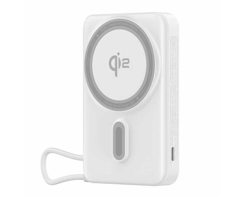 Внешний аккумулятор Wiwu Mag Pro Qi2.0 Magnetic Power Bank 10000mAh