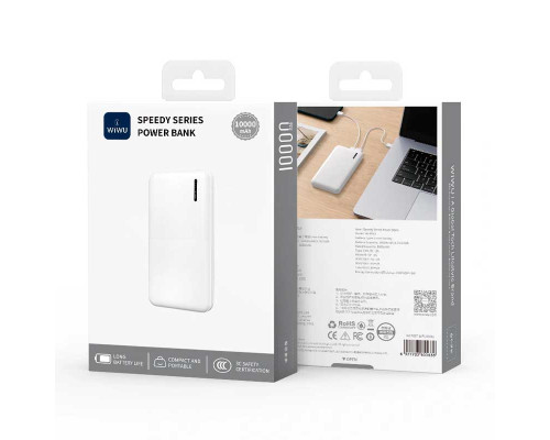 Внешний аккумулятор Wiwu Speedy Series Power Bank 10000mAh (Wi-P067)