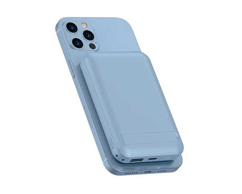 Внешний аккумулятор Wiwu Snap Cube- Magnetic Wireless Charger Power Bank 10000mAh SC1000WHT (3C)