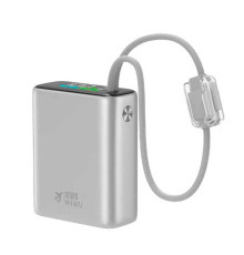Внешний аккумулятор Wiwu Power Plus Built-in-Cable Power Bank 10000mAh