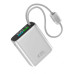 Внешний аккумулятор Wiwu Power Plus Built-in-Cable Power Bank 10000mAh