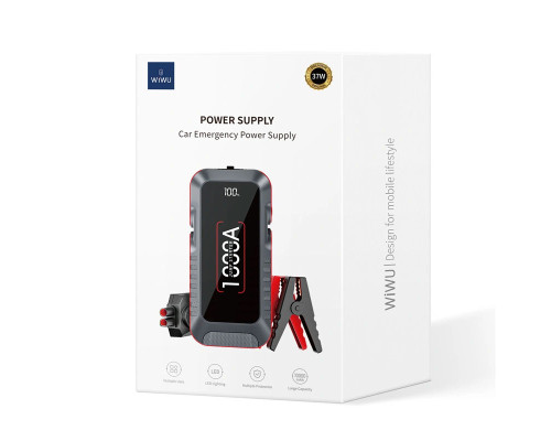 Пусковое устройство для автомобиля Wiwu Jump Starter Start Dead Vehicles in Seconds Пусковое устройство для автомобиля Wiwu Jump Starter Start Dead Vehicles in Seconds